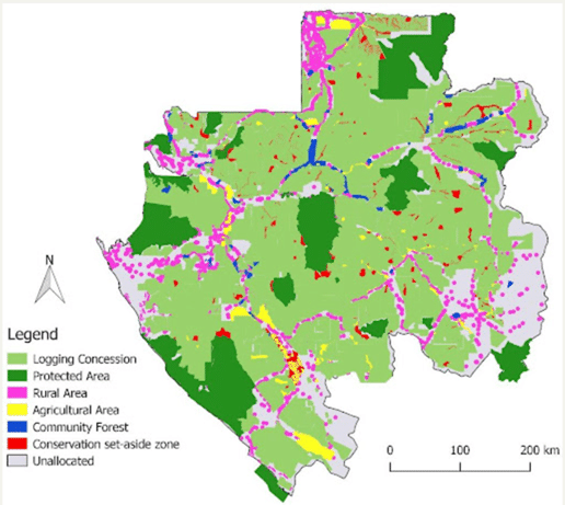 carte Commission nationale d’attribution des terres