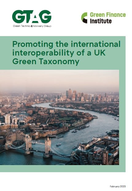 Promoting the international interoperability of a UK Green Taxonomy