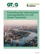 Promoting the international interoperability of a UK Green Taxonomy