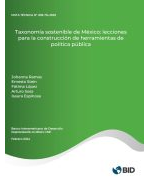 Taxonomía sostenible de México: lecciones para la construcción de herramientas de política pública