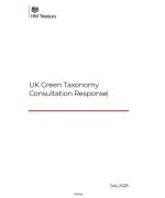 UK Green Taxonomy Consultation Response