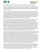 Closing statement from the Chair of the GTAG | GTAG has advised, now the UK must implement