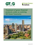 Treatment of green financial products under an evolving UK Green Taxonomy